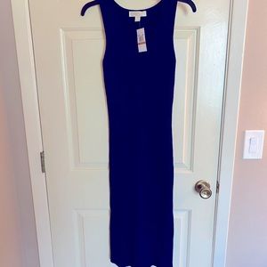 Navy Blue Ribbed Michael Kors dress